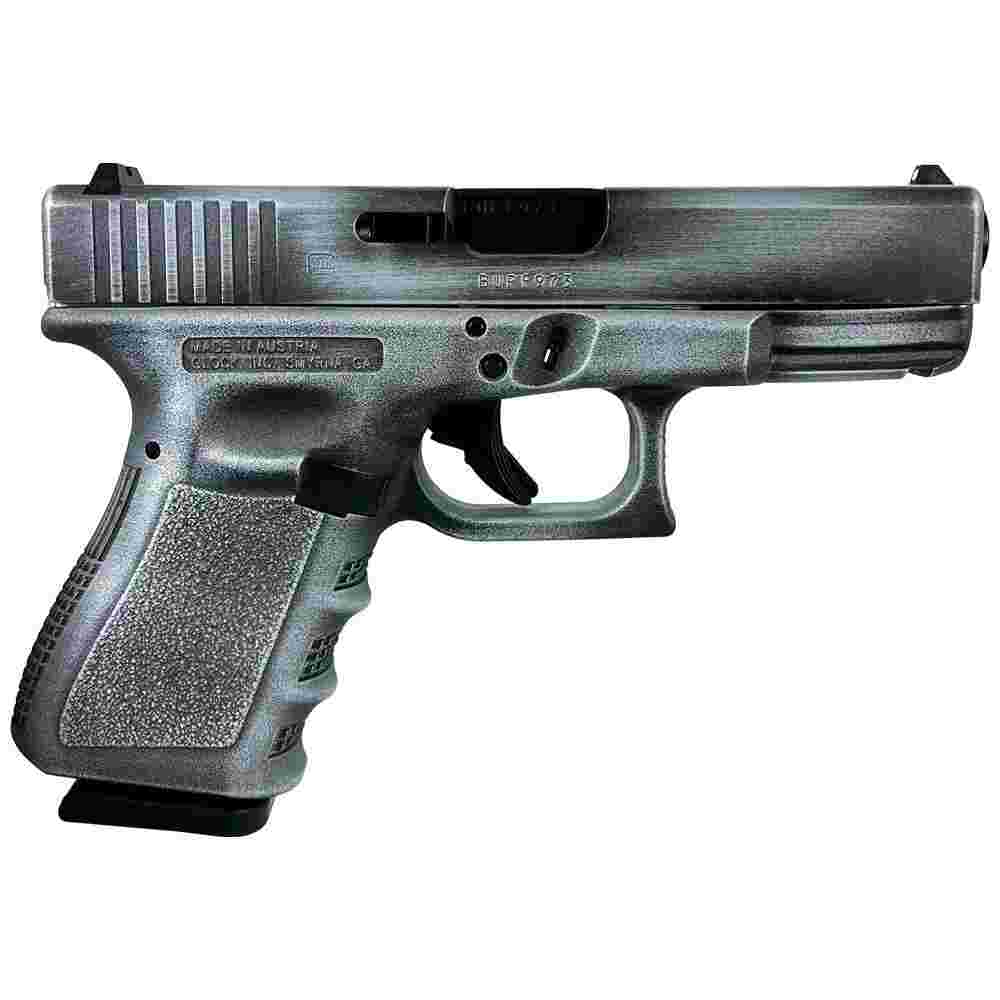 Glock 19 Gen 3 9mm Luger compact handgun with 4.01 inch barrel and two 15-round magazines