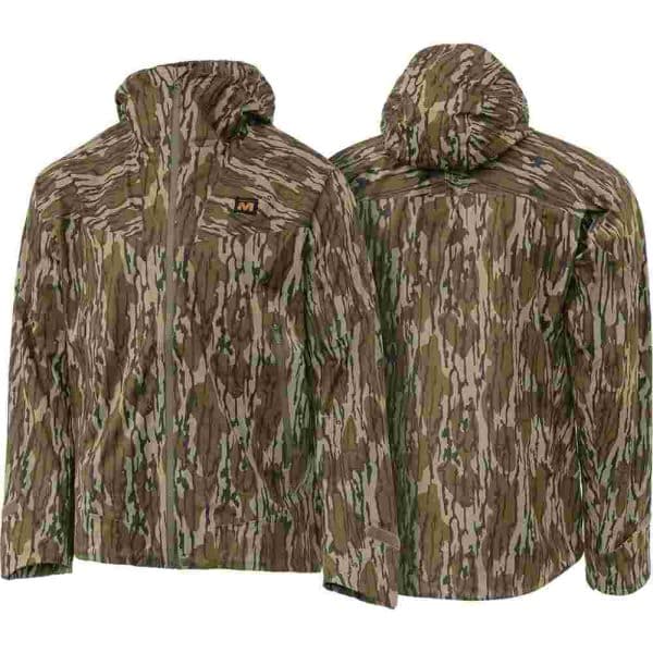 Muddy DV8 Cyclone 3L Rain Jacket Mossy Oak Bottomland 2XL