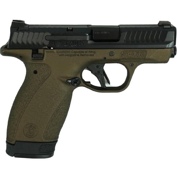 S&W Exclusive "Mid-Bro" M&P Bodyguard 2.0 Thumb Safety Handgun .380 Auto 10(1)&12(1)rd Magazines 2.75" Barrel Midnight Bronze Grip