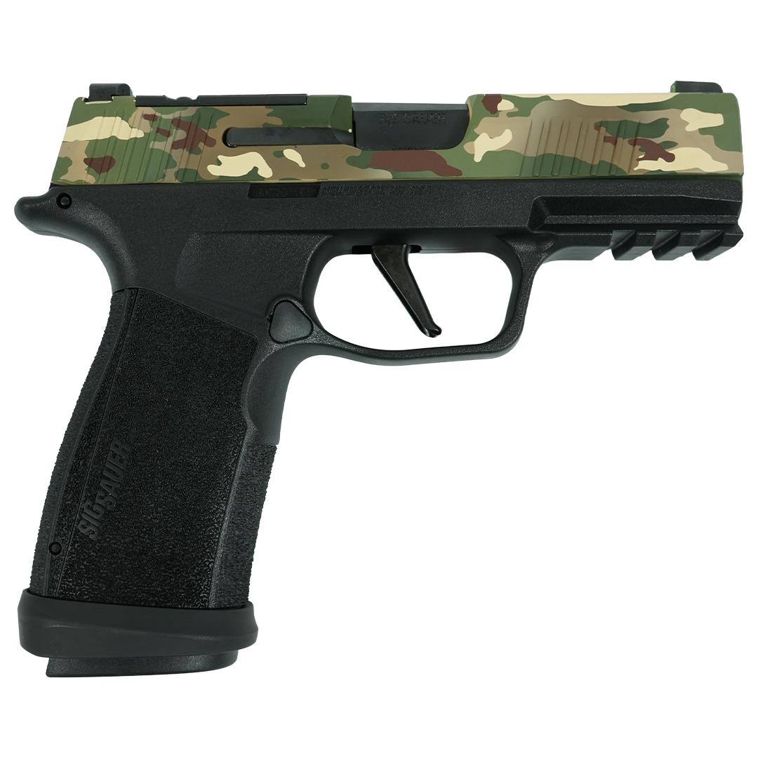 Sig Sauer P365 MuiltiCam XMACRO TACOPS 9mm Luger with 3.7 inch barrel and (4) 17rd magazines