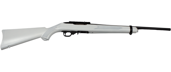 RUGER 10/22 CARBINE 22LR 18.5" BBL, WHITE SYNTHETIC 1-10RD