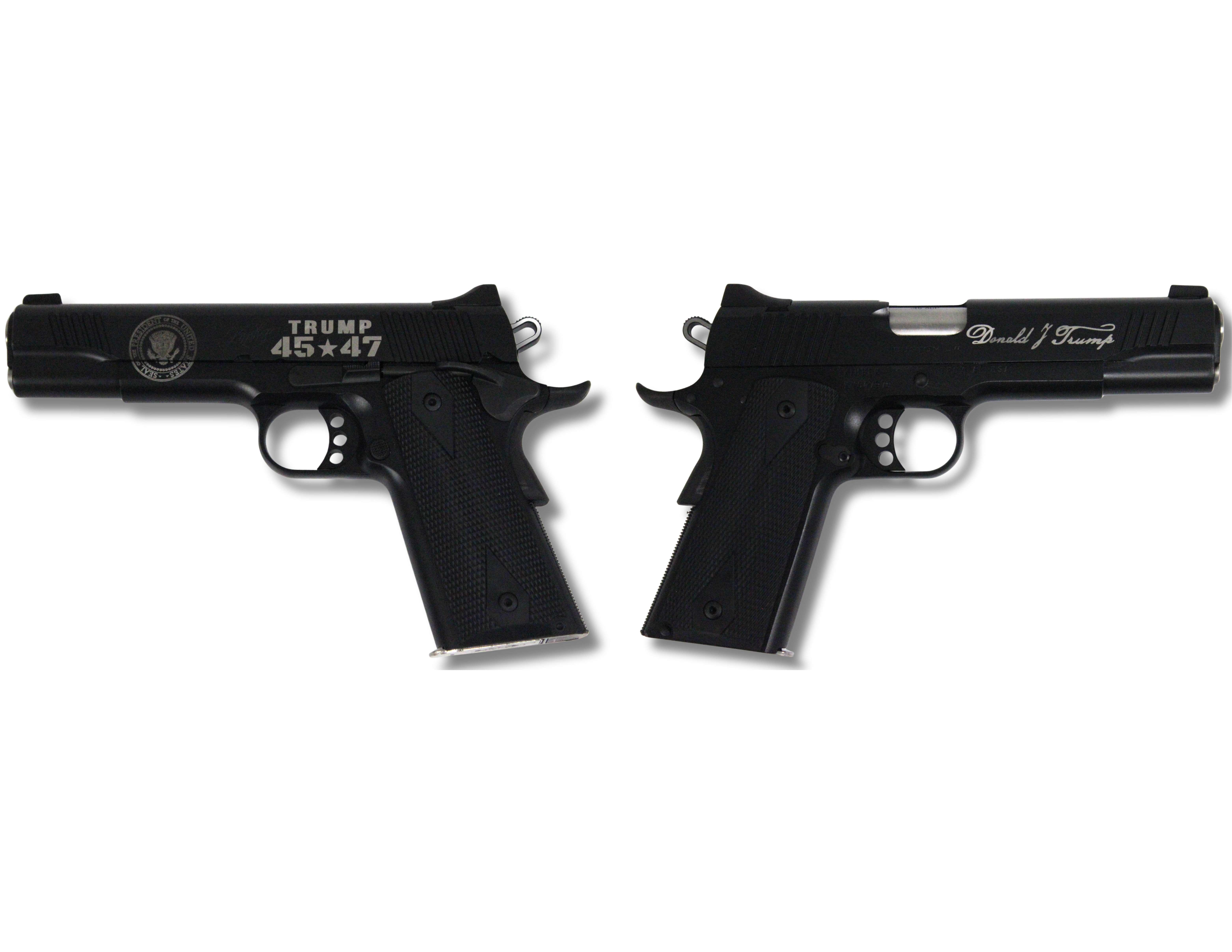 KIMBER CUSTOM LIBERTY TRUMP 45/47 1911 5" 45ACP BLACK 1-7RD MAG - Kimber