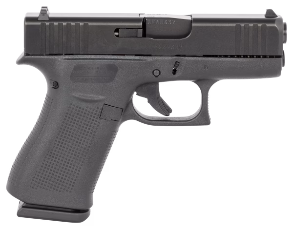 GLOCK G43X 9MM PISTOL GRAY FRAME FRONT RAIL 2-10RD MAGS