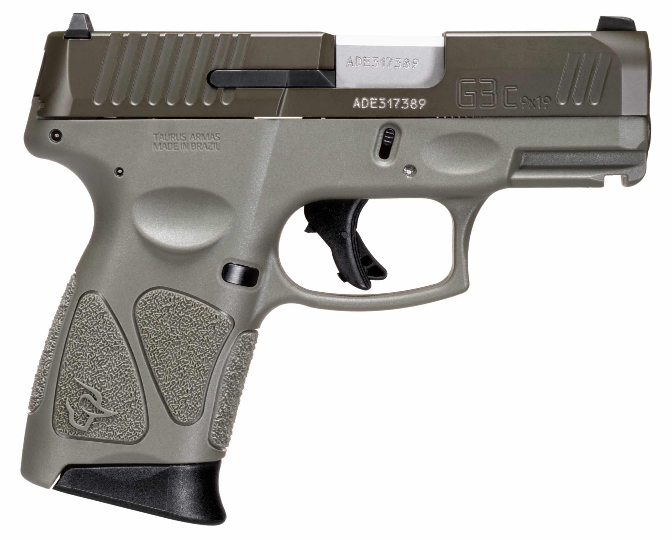 Taurus G3C 9mm OD Green Cerakote polymer-frame pistol