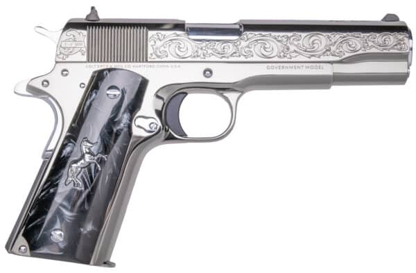 CNC CNCWARHORSE   COLT 1911 45    5 HP DLC/SIL BRK