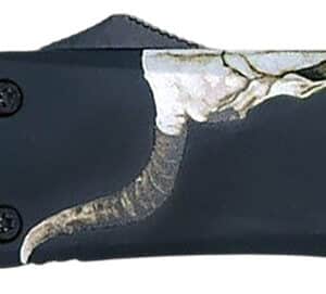 Templar Knife  Gen II Saddle Blanket Slim 3.43" OTF Tanto Plain Black Oxide Stonewashed 440C SS Blade, 5.05" Red Aluminum Handle, Glass Breaker