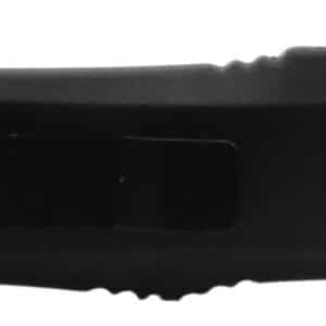 Templar Knife  Gen II Fallen Small 2.75" OTF Dagger Plain Black Oxide Stonewashed 440C SS Blade, 4.25" Black w/Skull Aluminum Handle, Glass Breaker