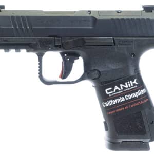 Canik METE MC9L 9mm pistol, 3.18 inch barrel, black polymer frame, optics-ready slide