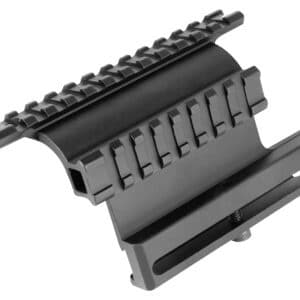 Aim Sports MK007 AK Double Side Rail Mount  Side Mount Black Anodized Aluminum Fits AK-47 1913 Picatinny Rail Mount
