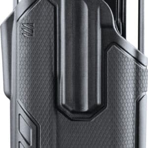 Blackhawk 419001BBR Omnivore  OWB Black Polymer Belt Slide Fits Most Semi  Autos w/SureFire X300/X300U-A Lights Right Hand