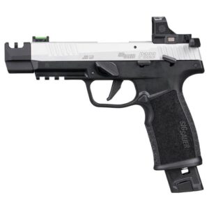 Sig Sauer P322 Competition .22 LR pistol two-tone with ROMEO-RS compact red dot and threaded ported barrel