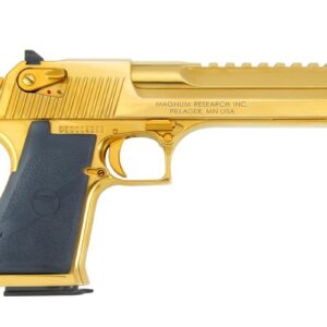 Magnum Research Desert Eagle Mark XIX .44 Magnum 6-inch Titanium Gold with black rubber grip