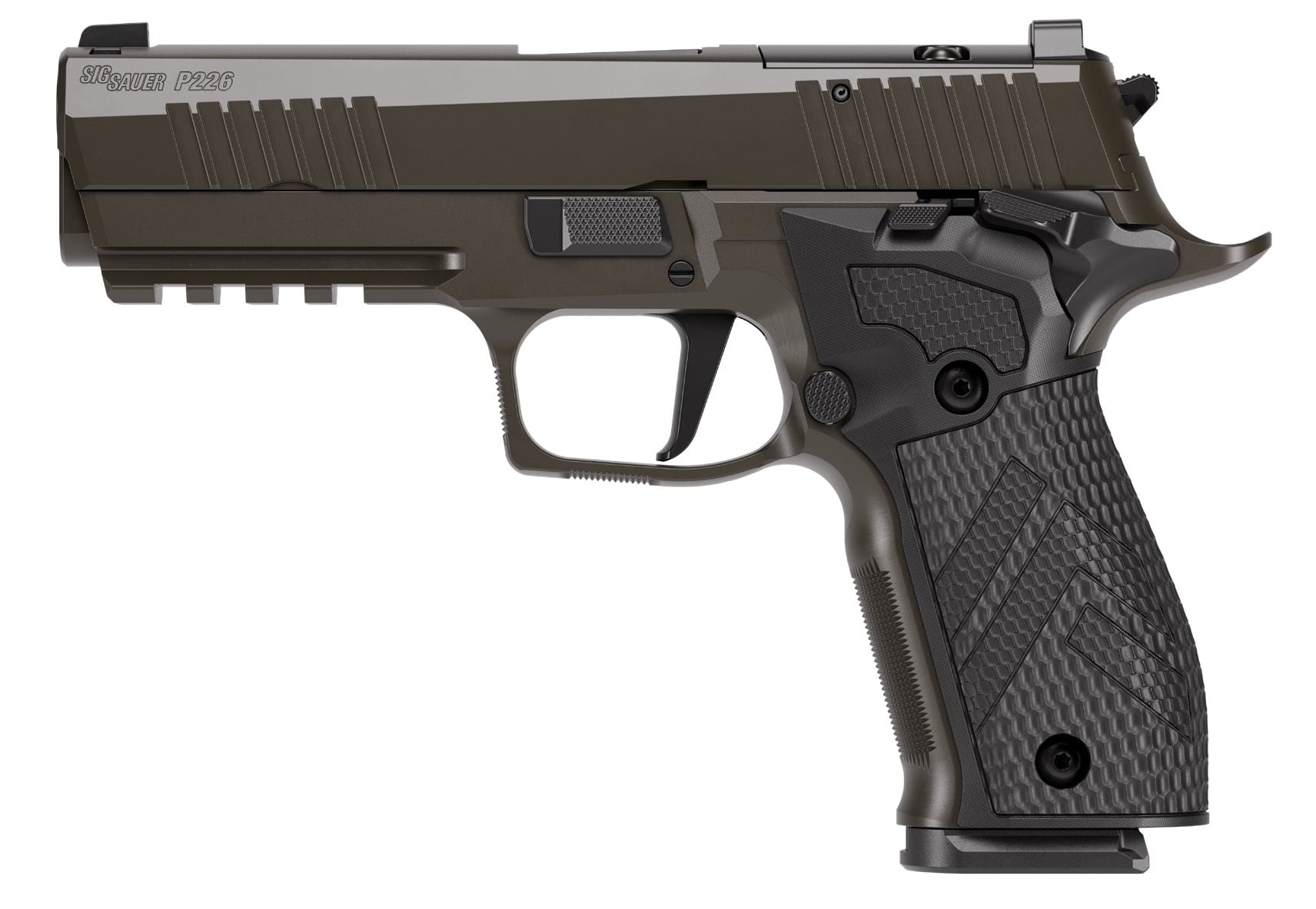 Sig Sauer P226X Legion 9mm pistol Legion Gray Cerakote with 4.4 inch bull barrel