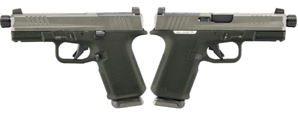 RUGER RXM TACTICAL BUNDLE 9MM PISTOL 4" THREADED, 2 TONE ODG O.R. RANGE BAG, 3-15RD MAGS