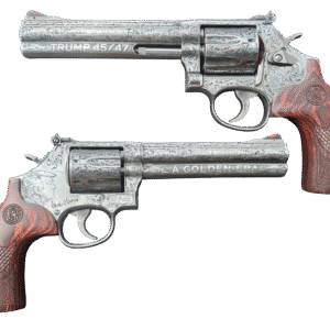 Smith & Wesson 686 PLUS DLX STS .357 Magnum 6-inch 7-round revolver side view