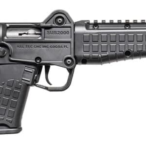 KelTec SUB2000 Gen 3 10mm folding carbine with 16.15-inch barrel in black
