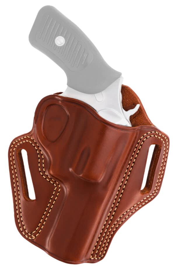 Galco CM334 Combat Master Belt Holster OWB Tan Steerhide Fits S&W L Frame M686 Plus Right Hand