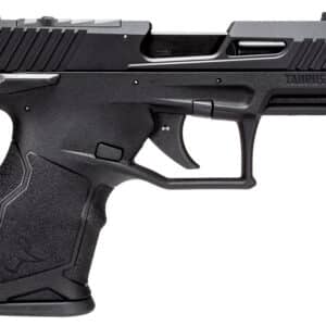 Taurus TX22 compact .22 LR pistol in black with five 10-round magazines