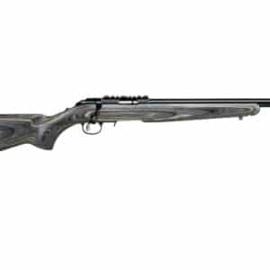 Ruger American Rimfire Target .22 LR 18 inch threaded bull barrel rifle with black laminate stock