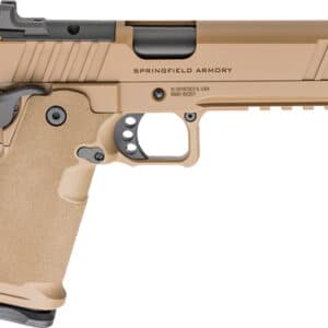 Springfield Armory Prodigy 9mm 5 inch compensated optics-ready pistol in Coyote Brown