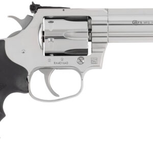 COLT King Cobra Target .357 Magnum stainless revolver with Hogue rubber grip and fiber optic sight