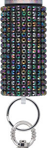 SABRE JEWELED PEPPER SPRAY W/ - SNAP CLIP/TWIST LOCK BLACK