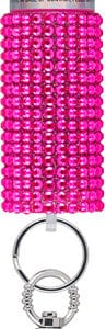SABRE JEWELED PEPPER SPRAY W/ - SNAP CLIP/TWIST LOCK PINK