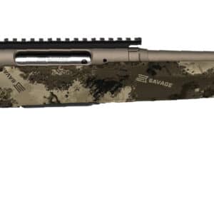 Savage Axis 2 Pro Western 6mm ARC 20 in rifle with Woodland camo synthetic stock