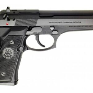 Beretta 92FS 9mm pistol black bruniton with three 15-round magazines