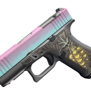 Glock 43X TACTICALOHA MOS FS 9mm pistol with 3.39 inch barrel