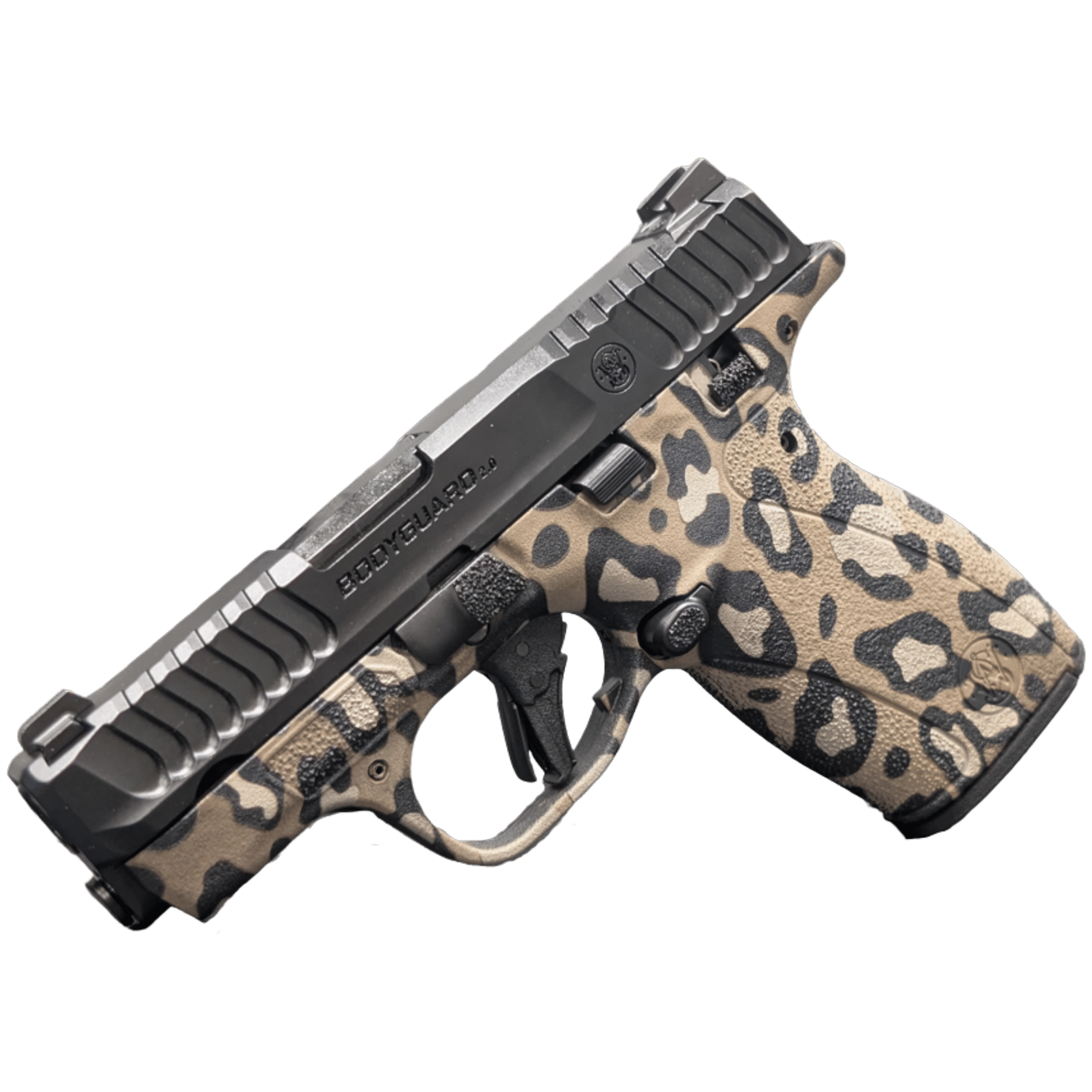 SMITH & WESSON BODYGUARD 2.0 MS LEOPARD PRINT 380ACP 2.75" BLK 1-10RD 1-12RD