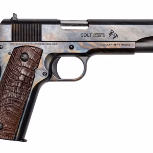 COLT 1911 LINEAGE 45ACP COLOR CASE HARDENED, ALLIGATOR GRIPS, 1 OF 300