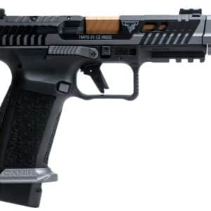 Canik TTI Combat 9mm 4.62 inch Smoke pistol with bronze PVD barrel