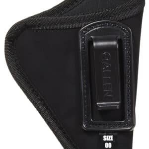 Allen 44600 Inside-The-Pant Conceal Carry Holster Size 00 IWB Black Ultrasuede Fabric, Fits Small/Medium DA Revolvers, Belt Mount Clip, Right Hand