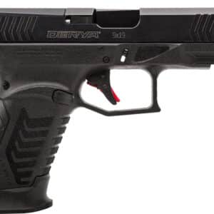 Derya DY9 9mm pistol, black, 3.86" barrel, fiber optic sights