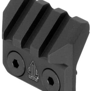 Leapers MTMP45 Picatinny Mount  Angled Matte Black Aluminum M-LOK Mount