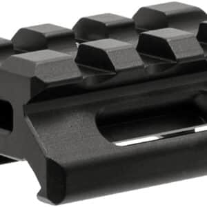 Leapers MTRSX5S Picatinny Riser  Matte Black Anodized Aluminum Picatinny/Weaver Mount