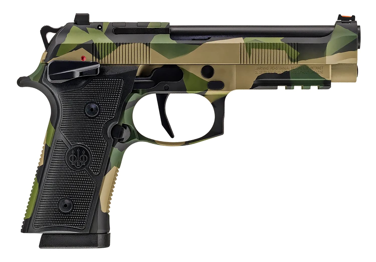 Beretta 92XI 9mm Splinter Camo 4.7 inch pistol