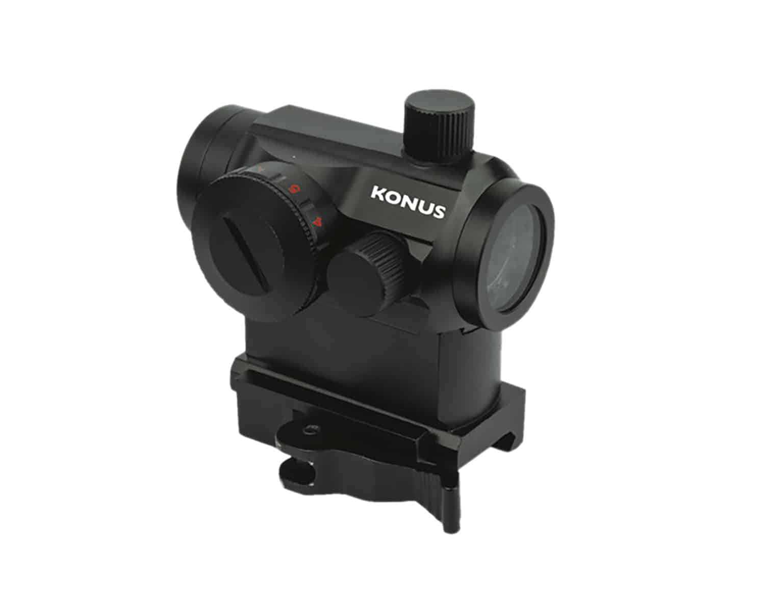Konus  Pro Nuclear  Matte Black 1x22mm 3 MOA Red/Green Dot Reticle