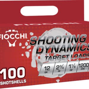 Fiocchi 12SDB187 Shooting Dynamics  12Gauge 2.75" 1 1/8oz 7.5Shot 100 Per Box/2 Case