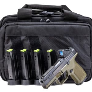 ROST MARTIN RM1C 9MM pistol with Viridian RFX11 green dot sight