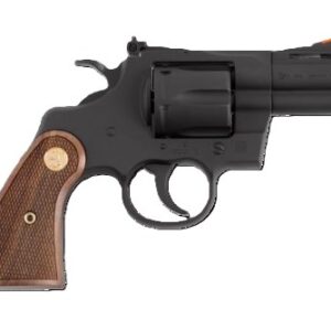 Colt Python .357 Magnum 2.5-inch matte blued revolver with walnut grips and adjustable sights