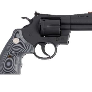 Colt Python .357 Magnum 3 inch revolver matte blued with fiber front and adjustable rear sights