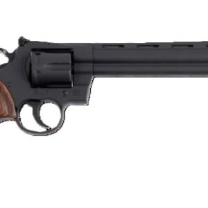 Colt Python .357 Magnum 8-inch matte blued revolver with walnut grip