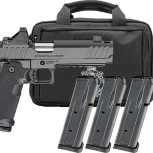 Springfield Armory Prodigy 9mm 5in compensated pistol with Viridian RFX11 and four magazines