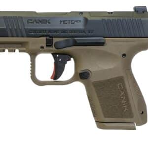 Canik METE MC9 9mm pistol Flat Dark Earth frame black slide 3.18 in barrel optics-ready