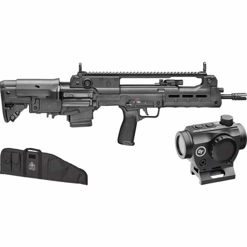Springfield Gear Up 2025 Hellion Low Capacity Rifle 5.56mm NATO 10rd Magazines(2) 16? Barrel M-LOK CTS-103 Red/Green Sling