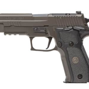 Sig Sauer P226 Legion SAO 9mm pistol, Legion Gray finish, black G10 grips, optic-ready
