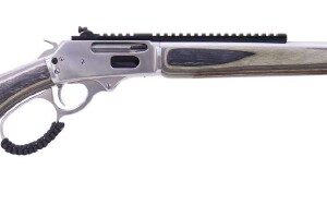 Rossi R95 .44 Magnum lever-action rifle with laminated wood stock and threaded barrel