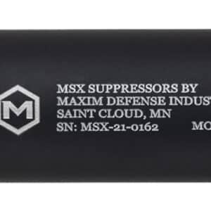 Maxim Defense MXM48351 DRF  22 Cal (Rimfire), 5.90" Black Titanium/Aluminum, 1/2"-28 tpi Direct Thread Mount
